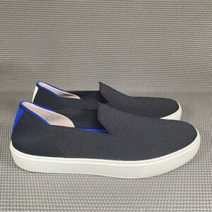 Rothy's The Original Slip On Sneaker Woman’s US 7 Black Knit Loafers Shoe